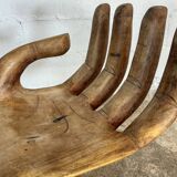 Hand carved chairs in the Pedro Fiedeberg style