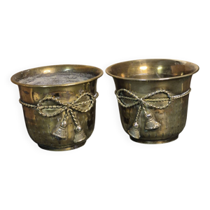 Cache pots laiton