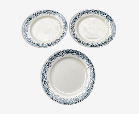 3 assiettes plates, Maroc