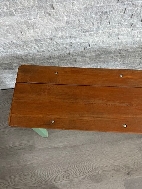 Banc industriel bois et fer
