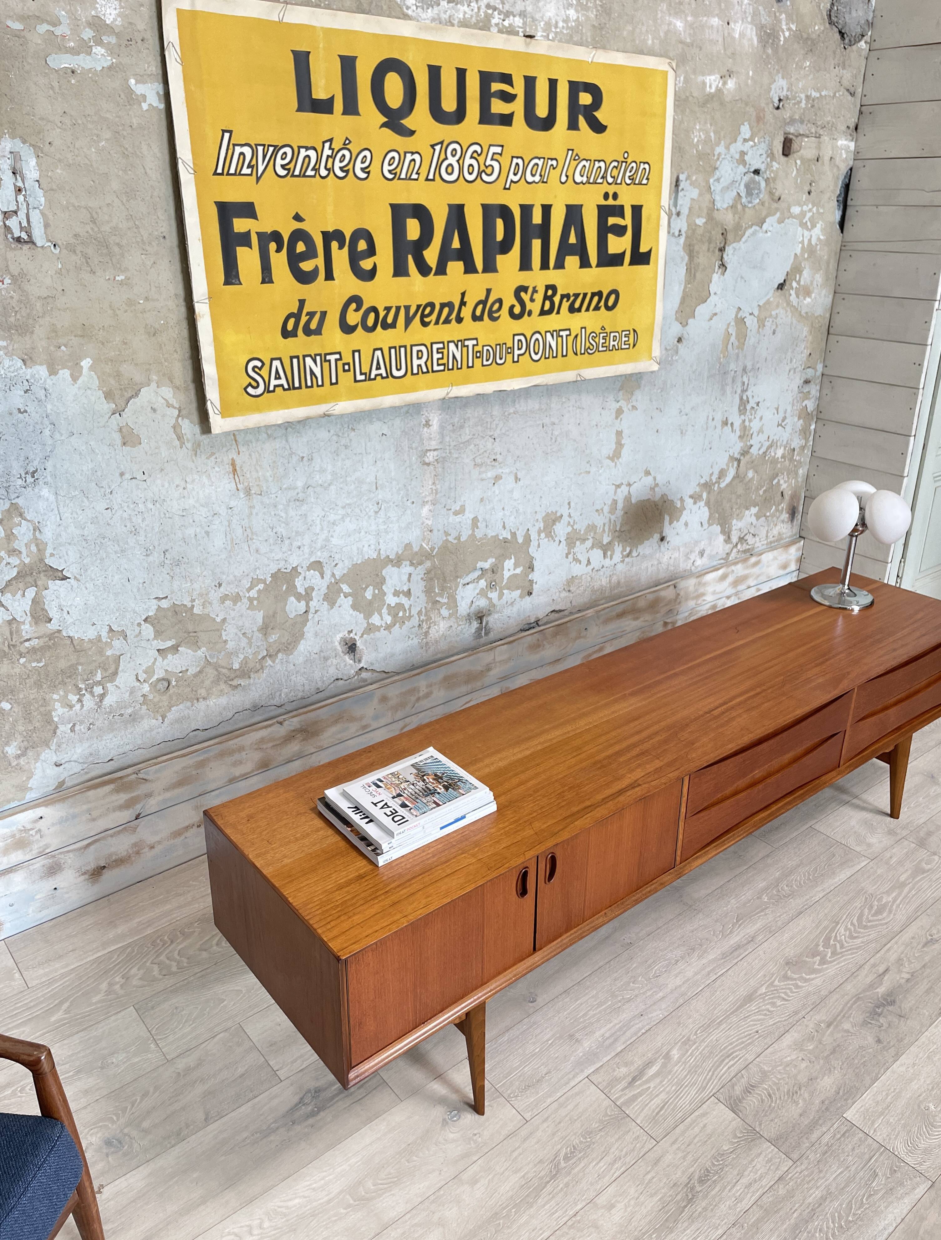 Scandinavian enfilade by Oswald Vermaercke for V-FORM, circa 1950