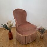 Old pink toad chair