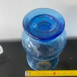 Lavender Blue Glass Tealight Holder