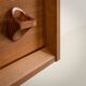 Italian mid century extra wide walnut chest of drawers