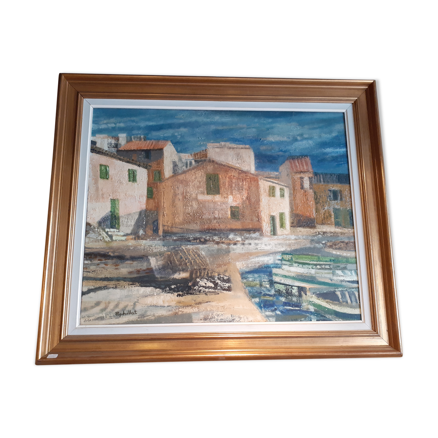 Oil on canvas by Jean-Pierre Pophillat (1937)