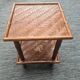 Table basse en bambou marron