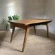 Table rectangulaire vintage en chêne