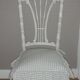 Patina prie-dieu Chair style shabby