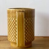 Vintage saffron colored pitcher