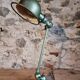 Lampe de bureau industrielle vintage Jielde – Lampe de travail réglable verte