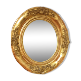 Oval mirror XIXth 43x56cm