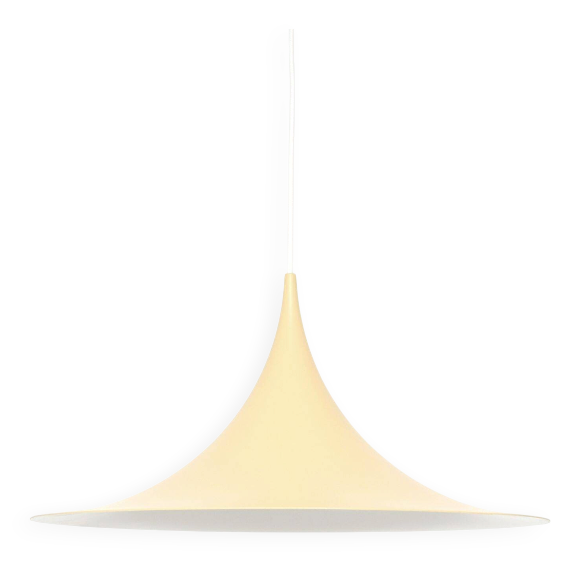 Vanilla Semi lamp by Bonderup Thorup, Denmark 1968