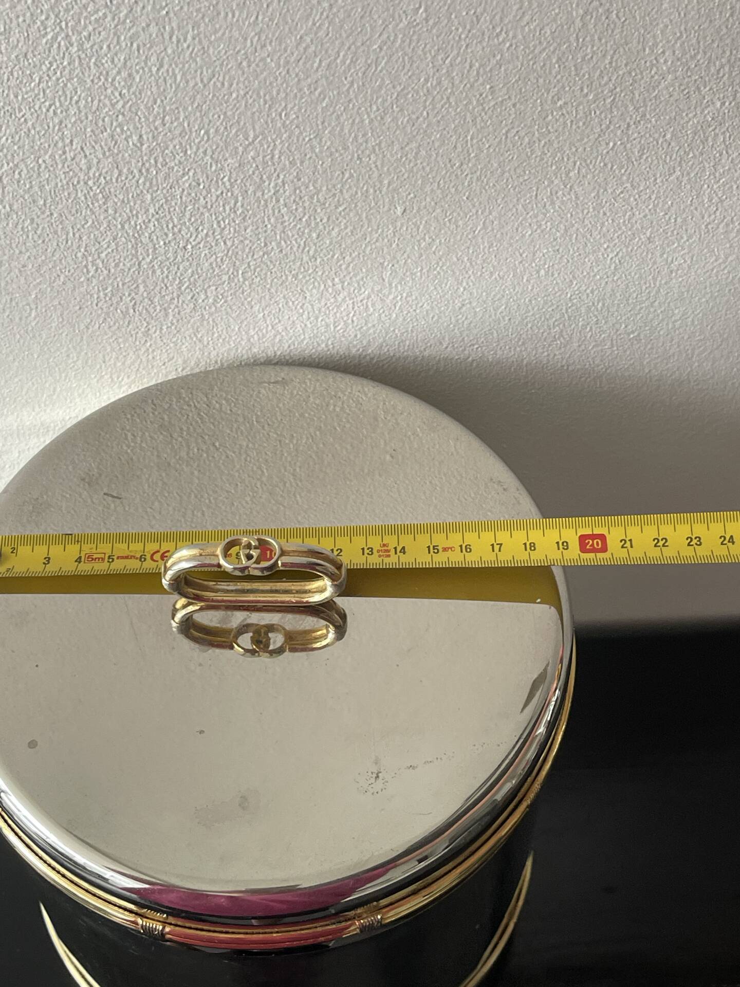 Gucci vintage champagne bucket silver-plated Hollywood Regency