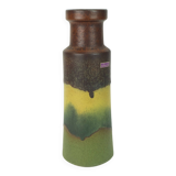 1960s 70s vintage scheurich VASE model 205-32 matte glaze shades of yellow