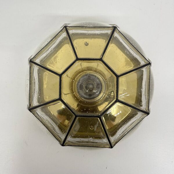 Lampe de plafond Limburg Glashütte, années 1970