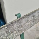 Old patinated garden bench 1950s