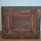 Painting 19th century oil on panel signed