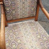 Pair of restoration style armchairs