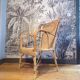 Vintage rattan armchair