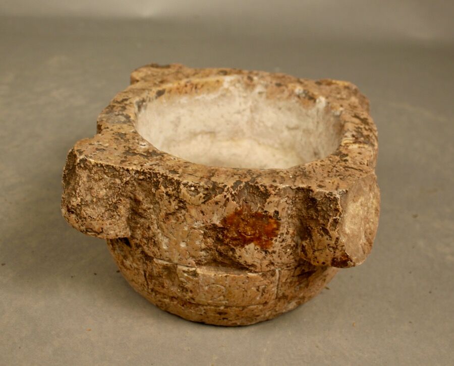 Burgundy stone mortar