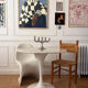 Vintage 1970 marble tulip table