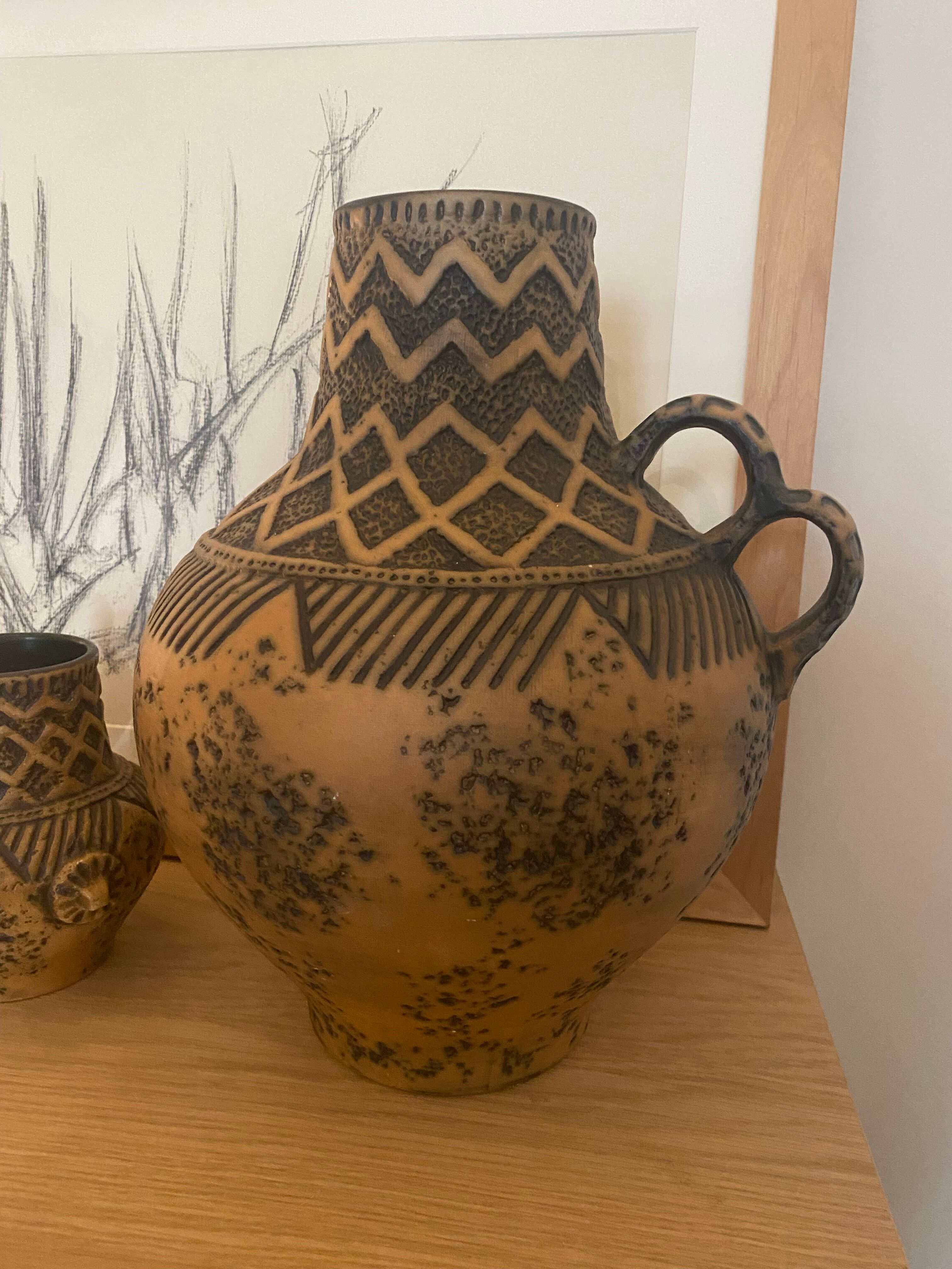 Set de 3 vases West Germany Manufacture Jasba