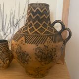 Set of 3 West Germany Manufacture Jasba vases