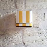 La divine – applique rayures transat jaune (grand modèle).