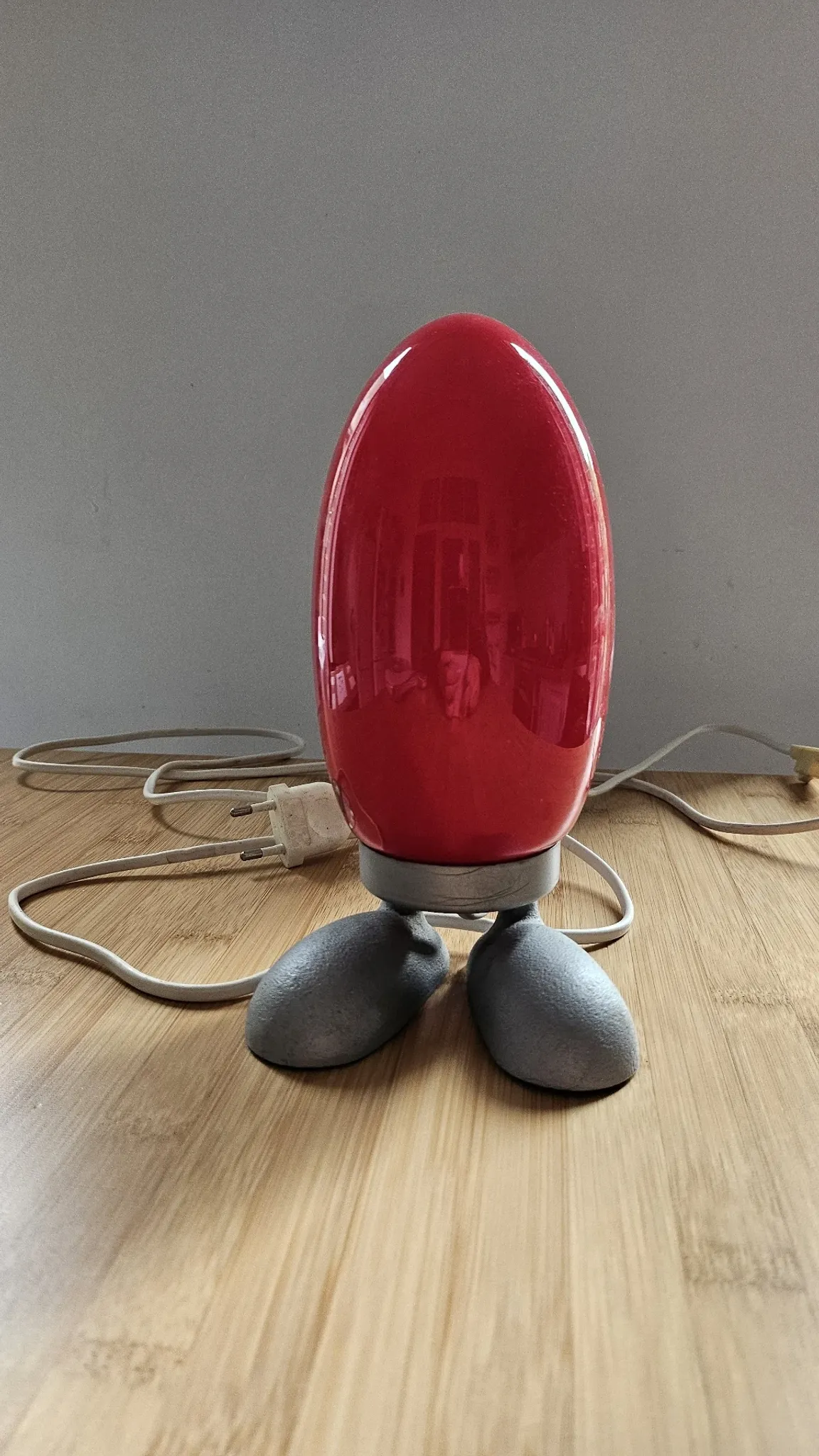 "Fjorton" red lamp by Tatsuo Konno for IKEA – Vintage 1990