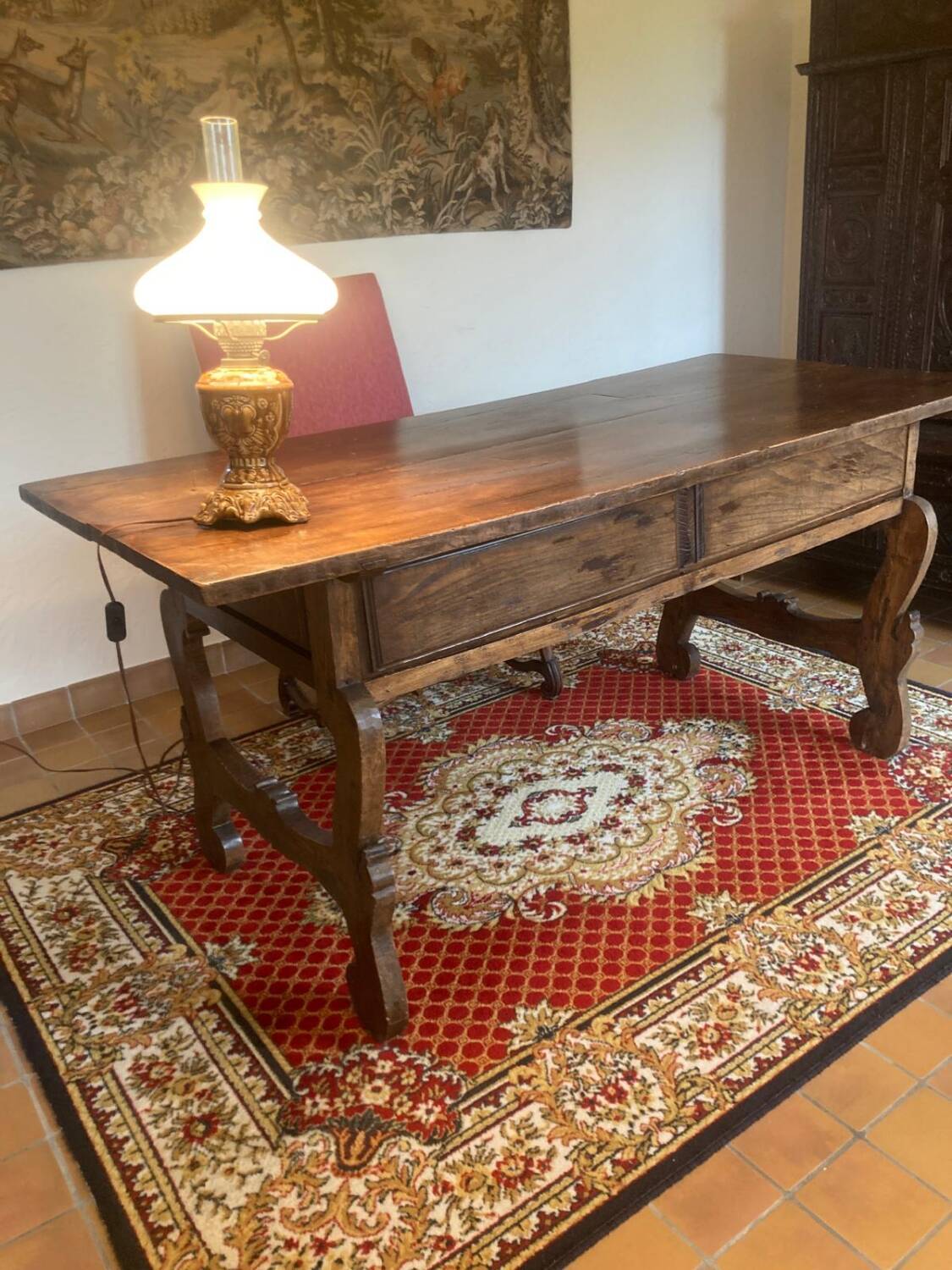 Bureau en châtaignier