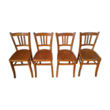 Series of 4 bistro chairs