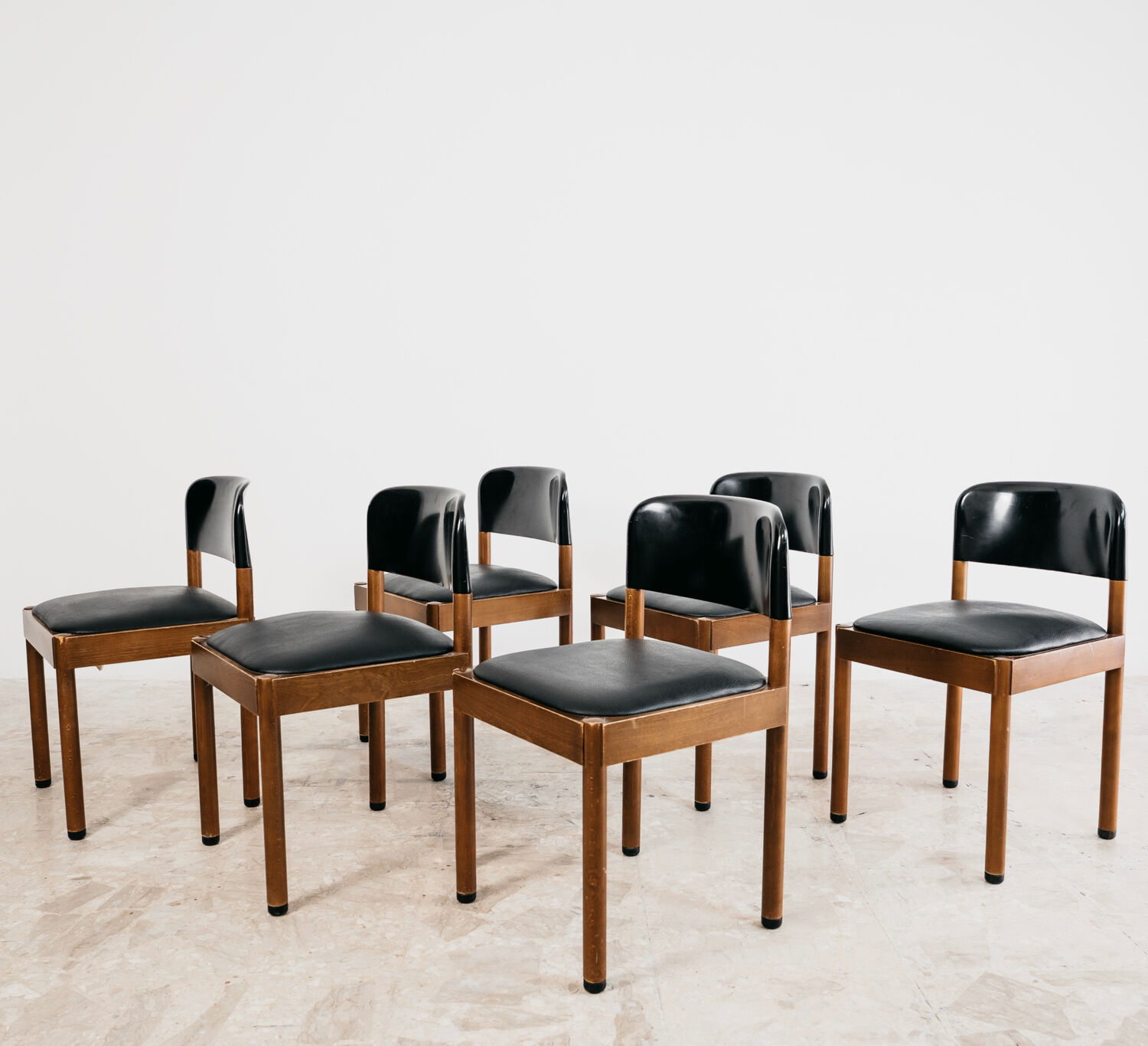 Set Da Pranzo 6 Sedie Piarotto Design Italy 1960’s Modernariato Vintag