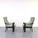 Mid-Century Danish Lounge Chairs and Coffe Table, 1970s.