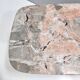 Beech Coffee Table with a Rectangular Marble Breccia Pernice Top