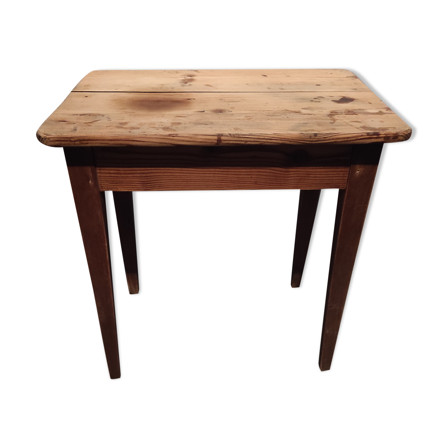 Farmhouse wooden table in fir and beech