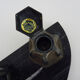 Regulated inkwell and marble signed Franjou pelican art deco