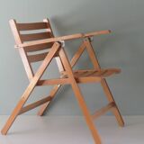 Vintage wood folding garden set.