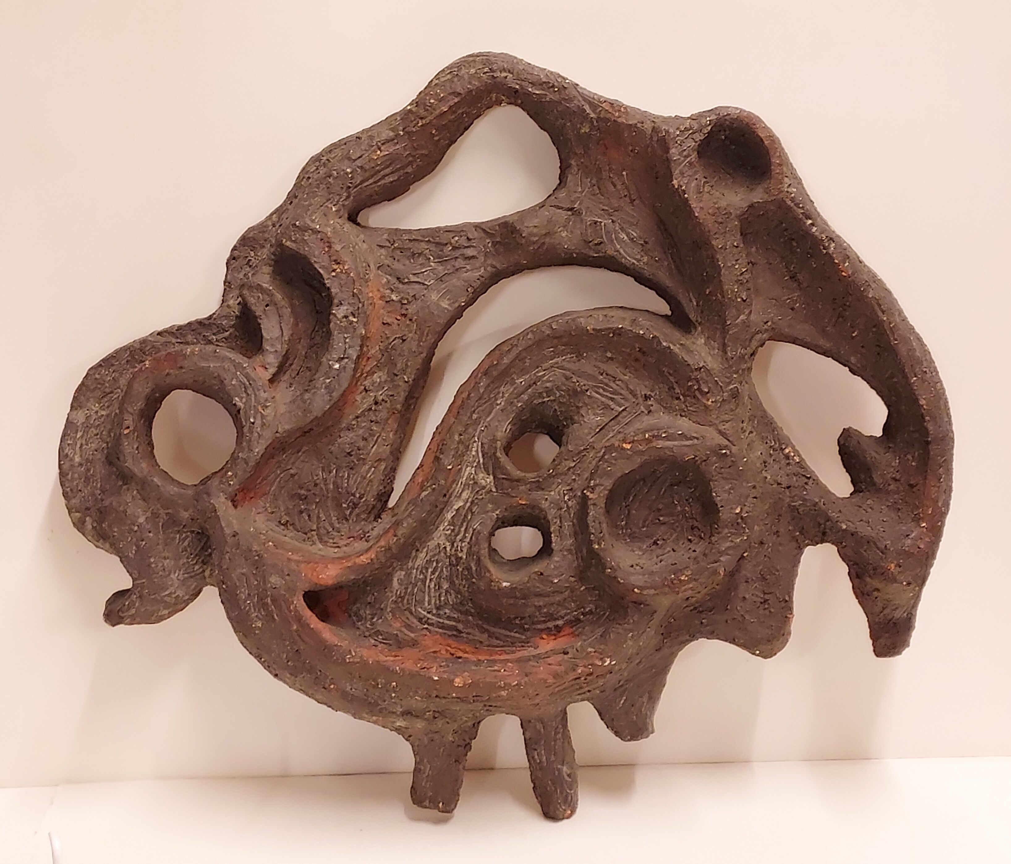 Ceramic wall piece by joop puntman