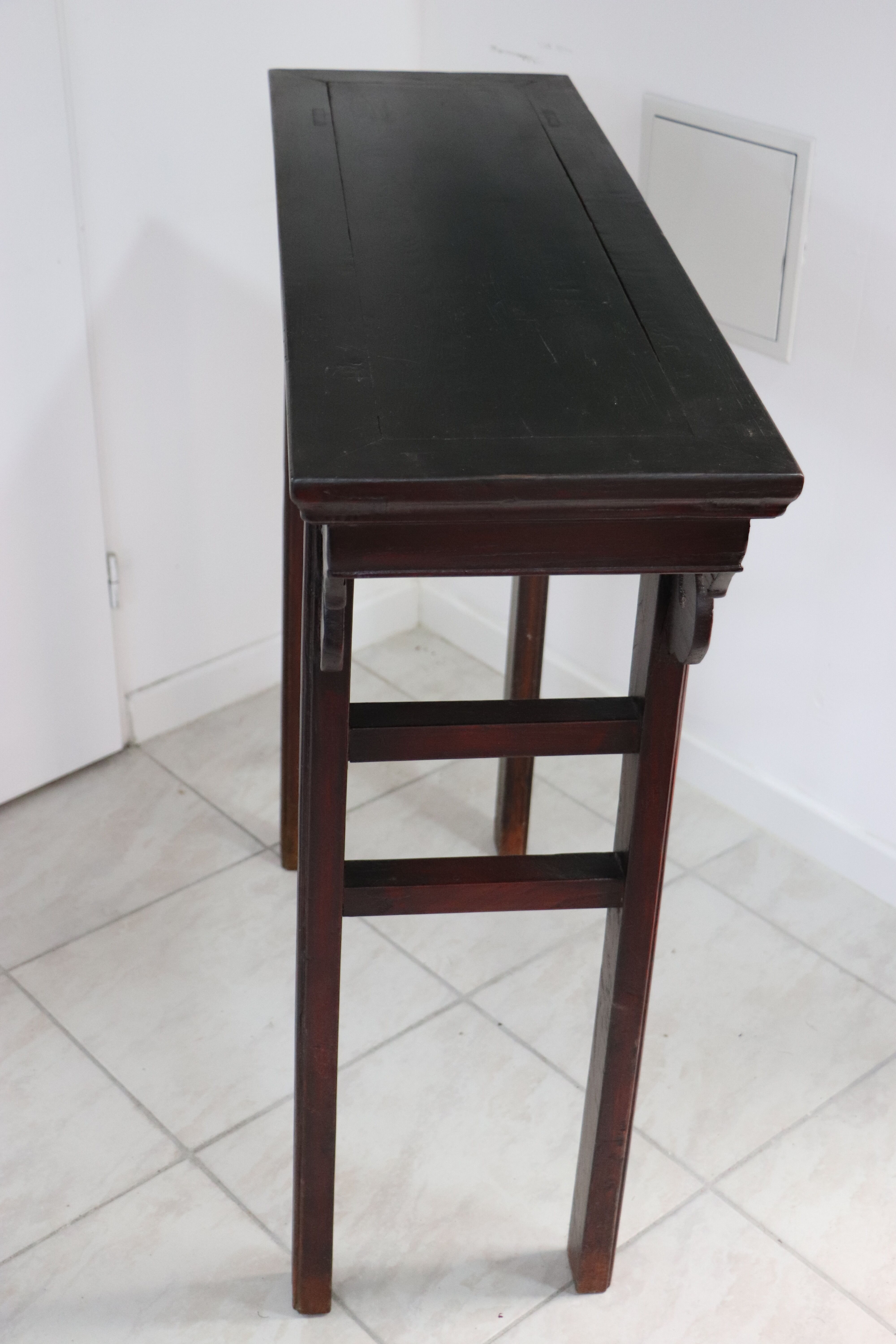 Chinese wooden console