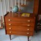 Commode années 60 façade inclinée