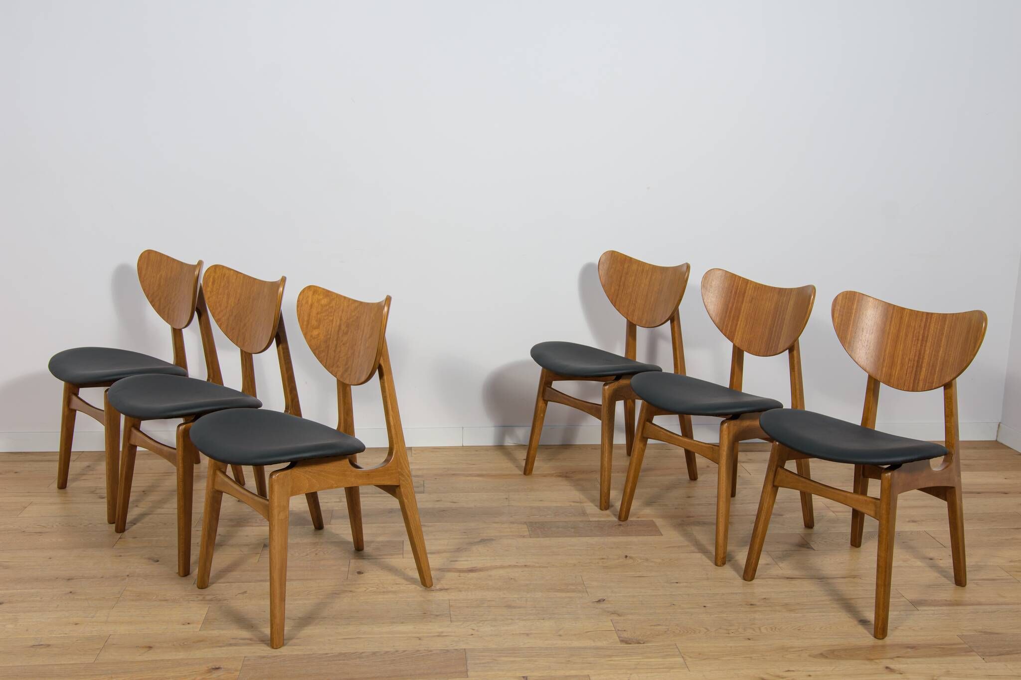 Chaises de salle à manger Librenza du milieu du siècle de G-Plan, années 1950, Royaume-Uni.