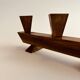 Bougeoir en bois vintage