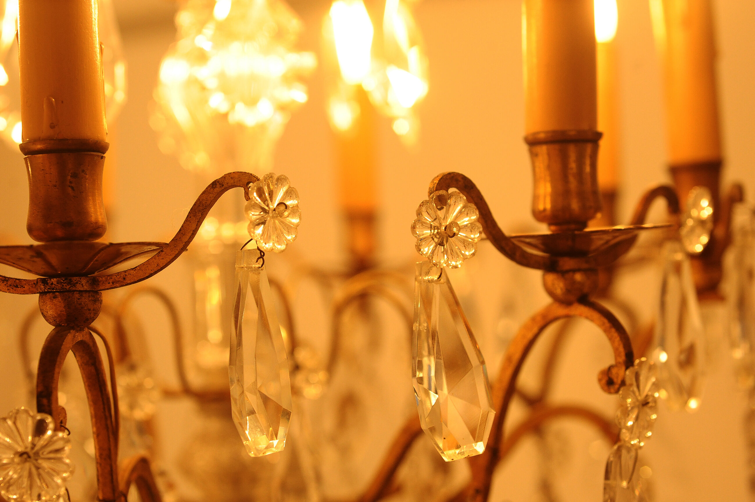 19th branch stamp chandelier