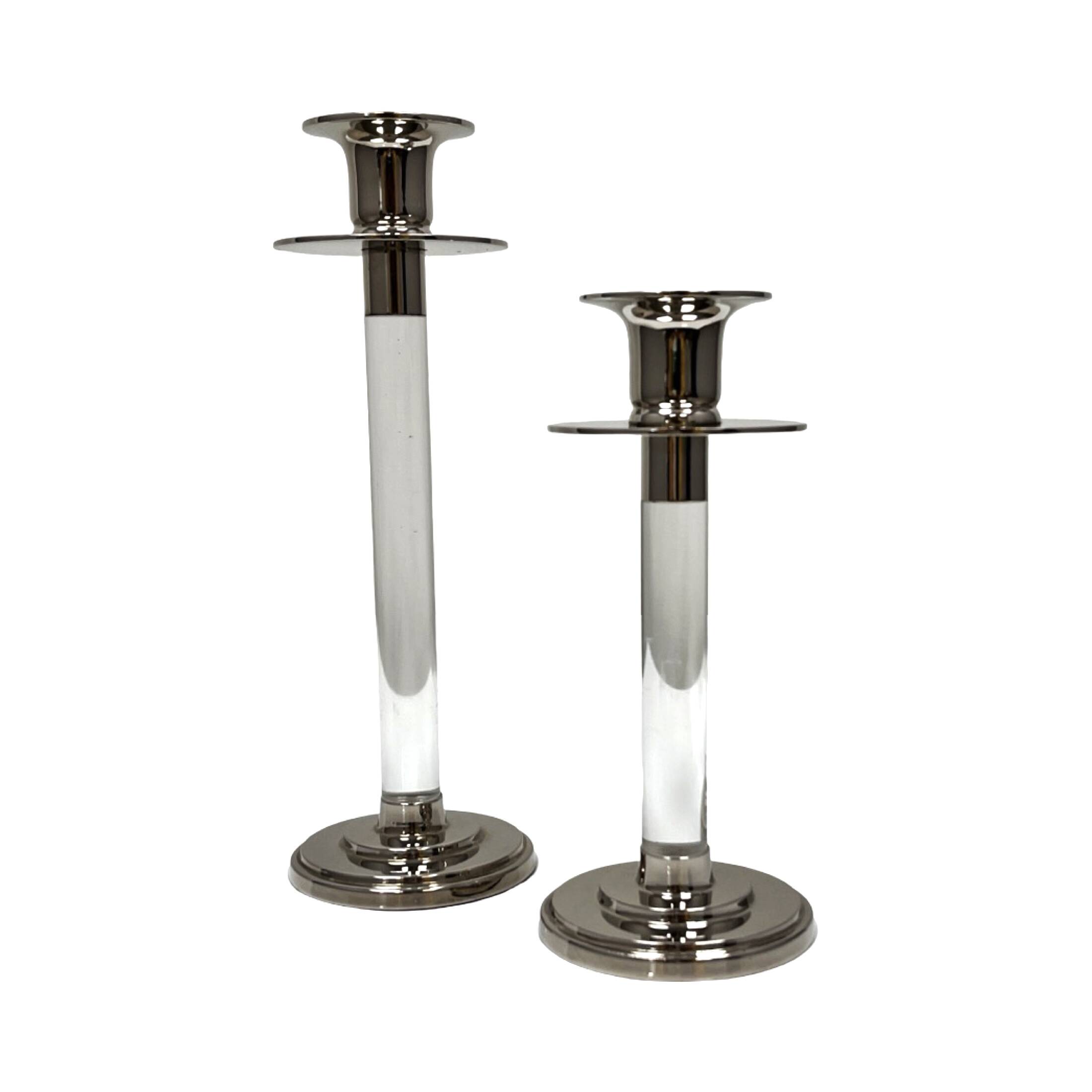 Pair of Svenskt Tenn candlesticks (designed by Estrid Ericson), Sweden 1960