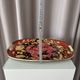 Vintage Floral Serving Tray – 1970s Chrysanthemum Design