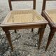 Chaises en cannage année 30-40