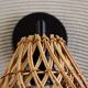 Rattan & Bamboo Classic Sconce Lamp, 15x17Cm