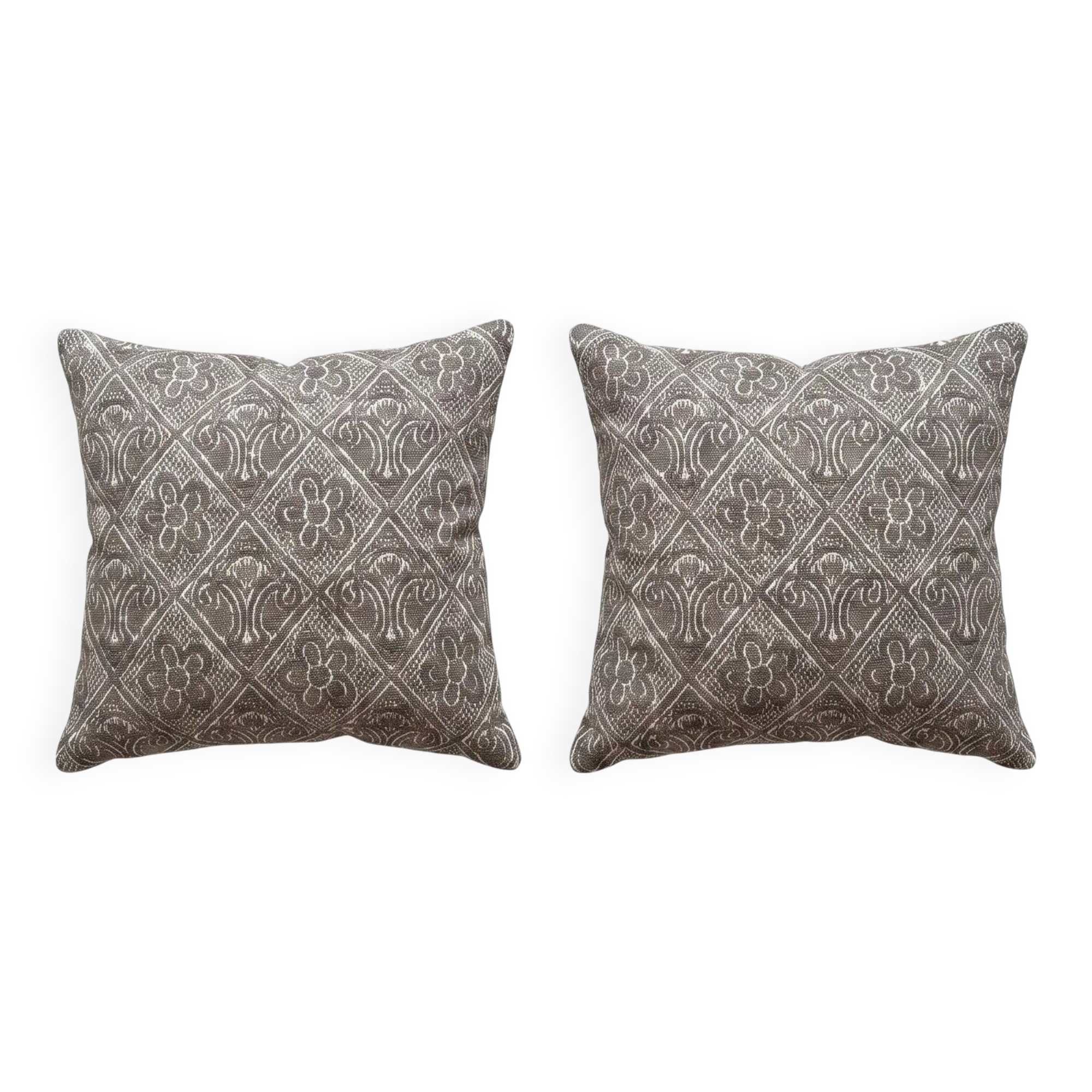 Set of 2 vintage kilim cushion covers 61x61 cm