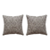 Set of 2 vintage kilim cushion covers 61x61 cm