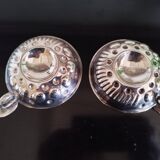 Taste wine tasting cup silver-plated saucer